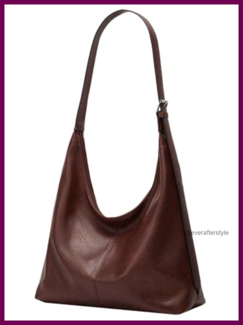 Slouchy Tote Bag Vegan Leather Shoulder Crossbody Handbag Purse Satchel